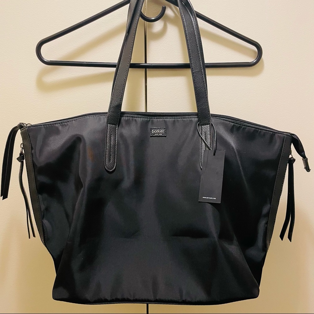 Black Botkier Zippered Nylon Tote